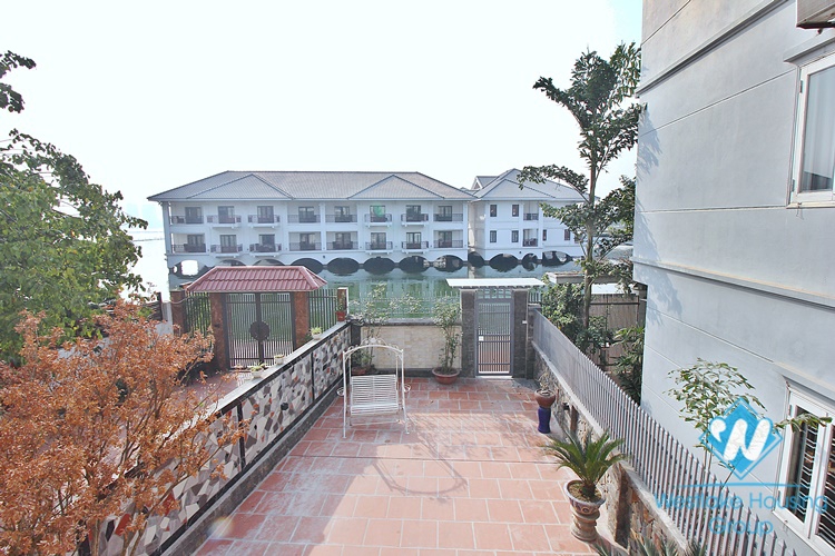 Renovated 4 beds house with lake view for rent in Tu Hoa area, Tay Ho